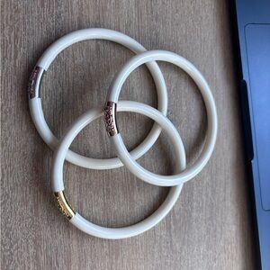 BudhaGirl Ivory Three Kings set of 3 bracelets XL